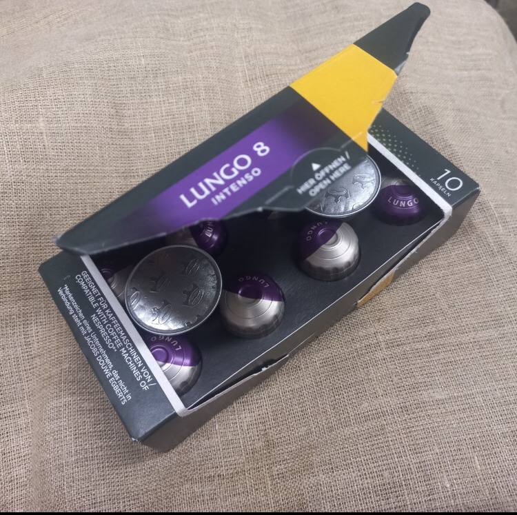 Капсулы Jacobs Lungo Intenso 8 - Кофе для любителей терпкого аромата.