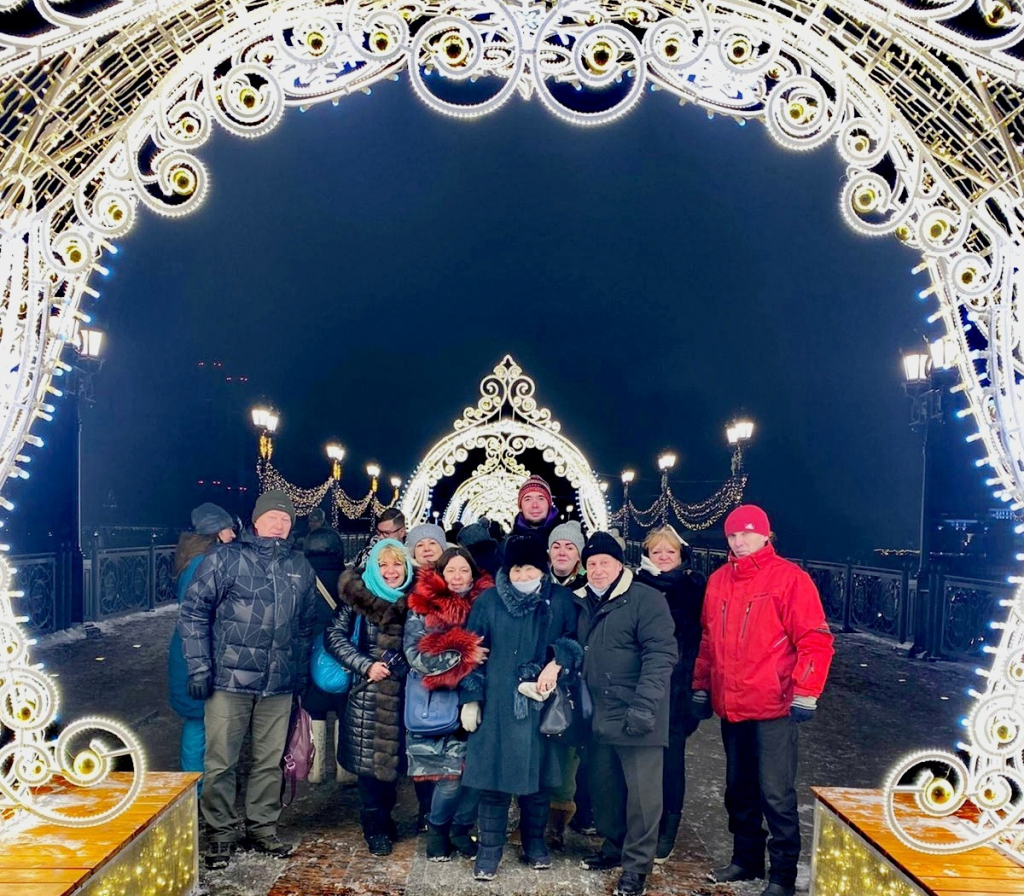 МОЦСТ КОВЧЕГ - 26.12.2021г. ПРЕДНОВОГОДНЯЯ МОСКВА С МОЦСТ КОВЧЕГ.