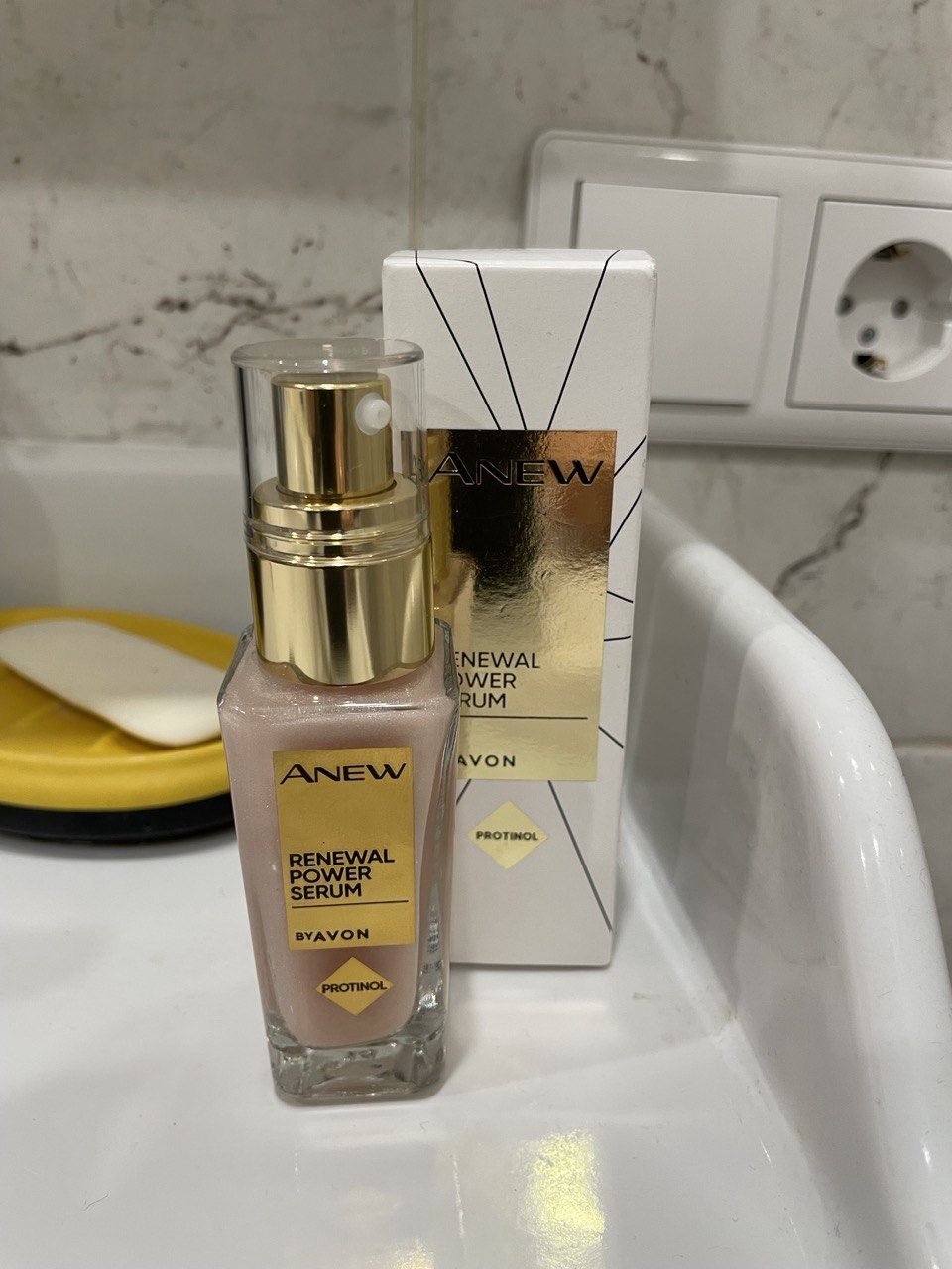Обновляющая сыворотка для лица Энергия протинола, 30 мл Anew от Avon - Сыворотка с протинолом от Эйвон