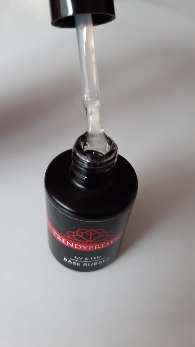 Base Rubber, Trendypresent, 15 мл - Base Rubber, Trendypresent - лучшая база для гель лака и наращивания ногтей